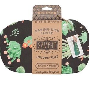 Cacti Baking Dish Cover- machine washable